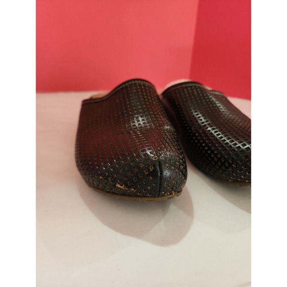 L'artiste Spring Step Women's Size 9 M Black Leather Slip On Slides Loafers - Picture 4 of 12
